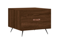 Maison Exclusive - Mesa De Centro Madera De Ingeniería Roble Marrón 50x50x40 Cm
