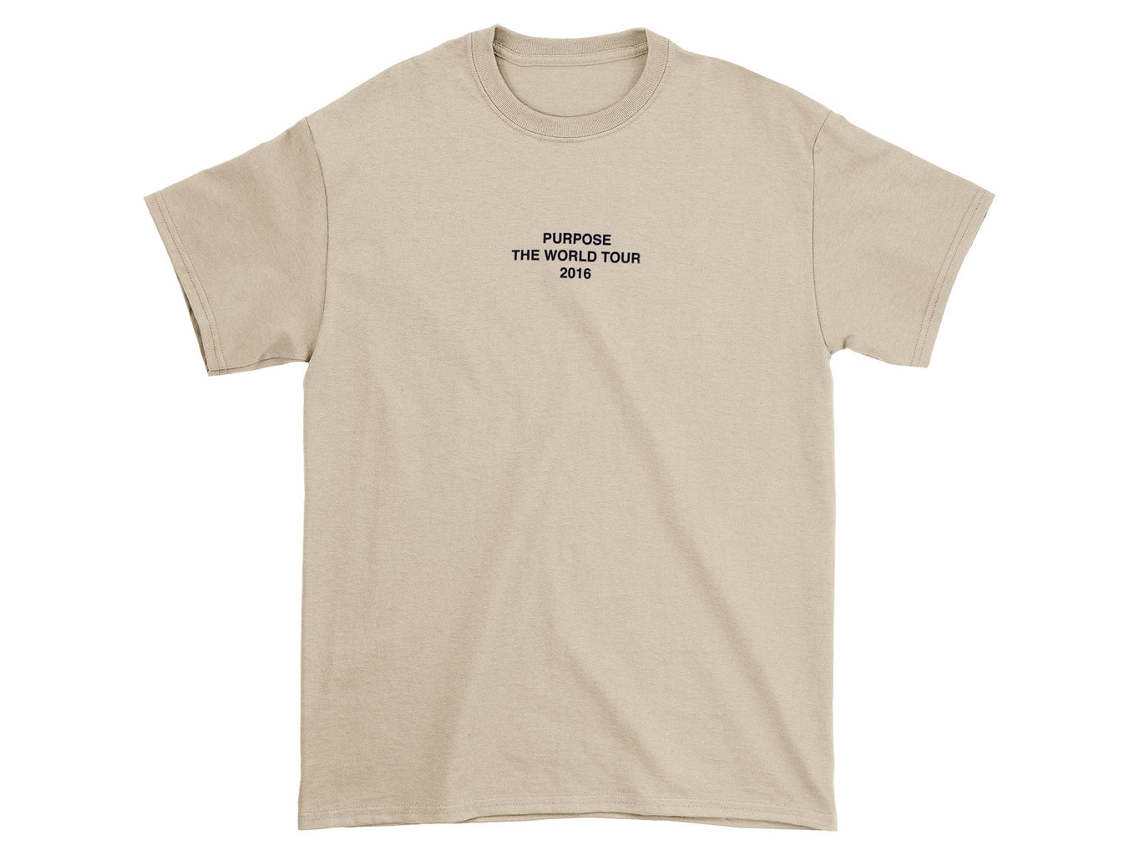 Rockinstone Justin Bieber Purpose The World Tour 2016 Bieber 6 Camiseta Classic（s）