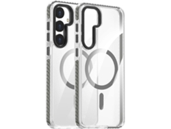 Case For Samsung Galaxy S24ultra/s24plus/s24, Magnetic Clear Case Anti-yellowing Non-slip Hard Pc Phone Cover Wireless Charging,grey,s24 Grey 26s