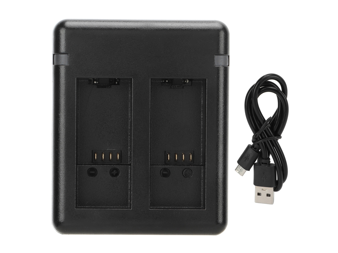 Cargador de batería doble para cámara con dos canales USB, accesorio para cámara