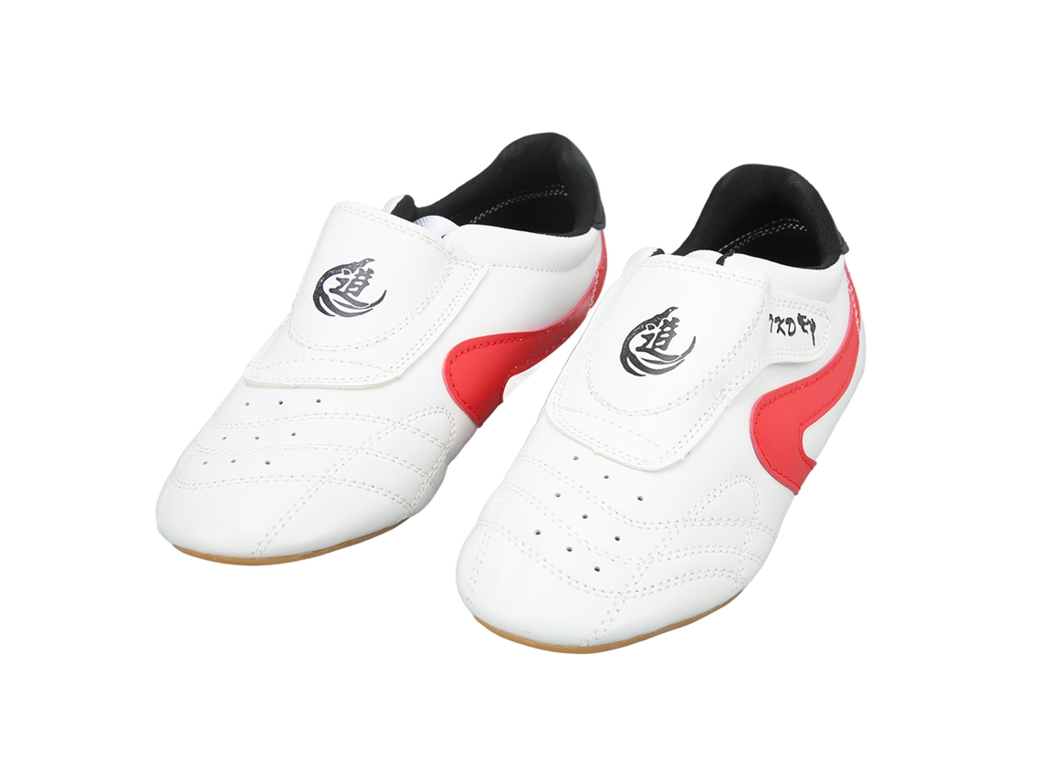 Zapatos de Taekwondo para Adultos Transpirables Resistentes al Desgaste Unisex Rojo 203 Pares