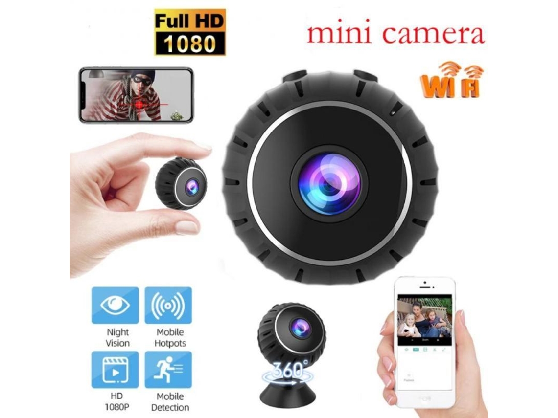 Minicámara Inalámbrica Con Aplicación Móvil, Visualización En Tiempo Real, Diseño Compacto Y Portátil, Wifi, 1080p.