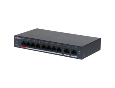 Switch DAHUA TECHNOLOGY DH-CS4010-8ET-110 (Negro - RJ45 - Ethernet LAN)
