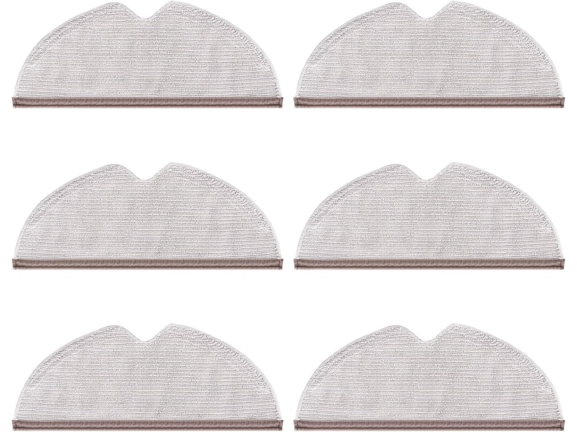 RNEMITERY Paquete de 6 paños de limpieza para Xiaomi Roborock S5 S50 S51 S55 S6 S6 MAXV S5 MAX