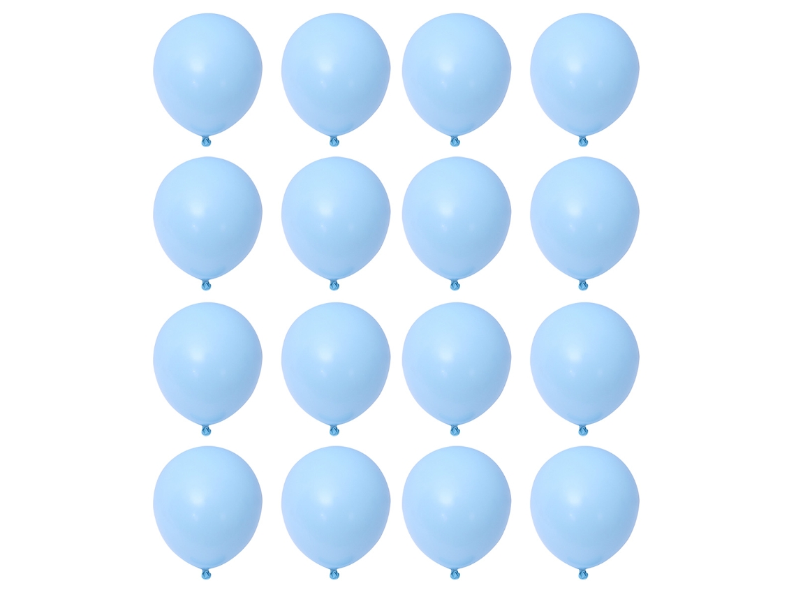 RNEMITERY Balones de látex azul mate, globos Jumbo para decoración de fiesta, látex azul macarón, fuerte y duradero, no tóxico e inofensivo, caucho natural puro