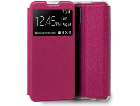 Carcasa Samsung A02s COOL Flip Cover Rosa
