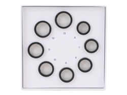 Kit De Medición De Anillos Inteligentes, 8 Piezas, Tallas De La 6 A La 13, Modelos De Plástico Para Uso Sanitario.