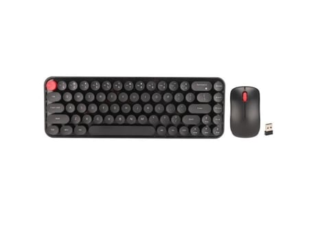 HURRISE Combo de teclado y mouse para máquina de escribir, combo de teclado y mouse para máquina de escribir, teclado para computadora, color blanc...