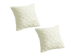 Juego De 2 Fundas De Almohada De Felpa Estampadas, 45 X 45 Cm