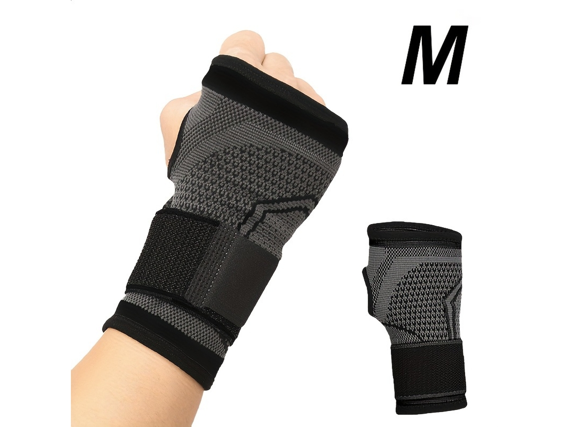 Muñequera Para Túnel Carpiano Para Aliviar Lesiones (negro M) Cuich