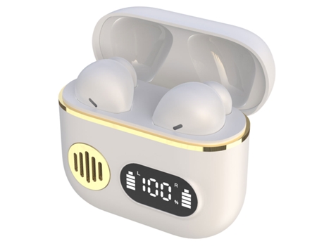 Auriculares Bluetooth True Wireless Inalámbrico 5.1 con indicador LED de encendido Inalámbrico con micrófono