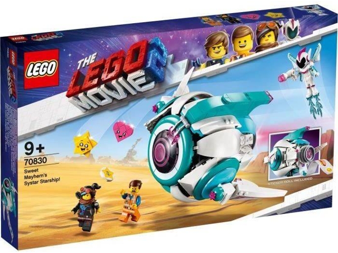 LEGO The LEGO Movie 2: ¡La nave espacial Systar de Sweet Mayhem! - 70830 (Edad Mínima: 9 - 502 Piezas)