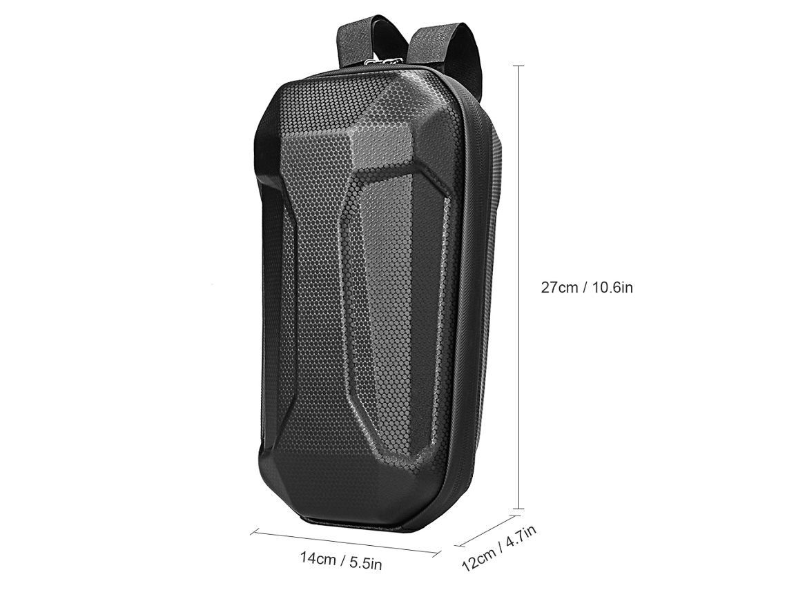Bolsa Para Manillar De Patinete Y Bicicleta, Estuche Rígido Impermeable De Eva.