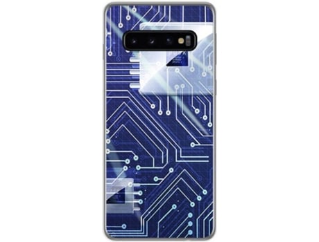 Carcasa Samsung Galaxy S10 Plus TUMUNDOSMARTPHONE Circuito Multicolor