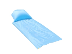 Manta De Picnic Con Almohada Inflable, Tela Oxford, Con 4 Estacas Y Bolsa De Almacenamiento, Azul Cielo, 85x210cm Para Uso Individual.