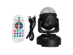 Bola De Luces Led Giratoria 16 En 1 Para Fiestas Con Control Remoto Bluetooth Para Ktv, Bares, Hogar, Cumpleaños, Halloween, Navidad.