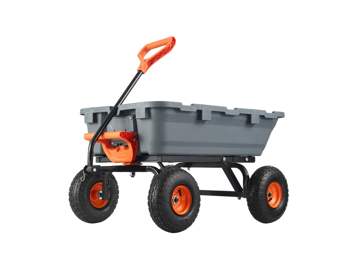 Succebuy Carro Basculante Jardín de Resistência de Polietileno, Capacidad de Carga 362,87 kg