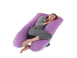 Almohada Para Embarazadas, Almohada En U Desmontable Y Lavable, Gran Cojín De Espalda