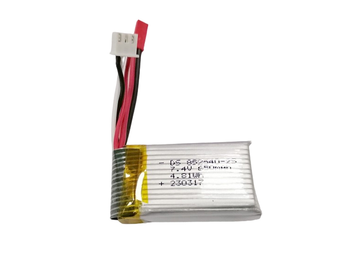 1 Pieceflybear Fx9706 550mm Rc Airplane Spare Part 7.4v 650mah Lipo Battery