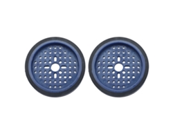 2026velora-2 Piezas Rueda Robot Carro Juguete Llanta Bujes 14mm Pieza Repuesto Kit 5612-0014-0096