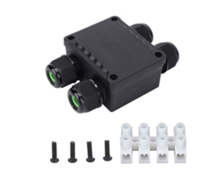 Caja De Conexiones Eléctricas De 4 Vías Ip68 Resistente Al Agua Para Uso En Exteriores E Instalaciones Subacuáticas.