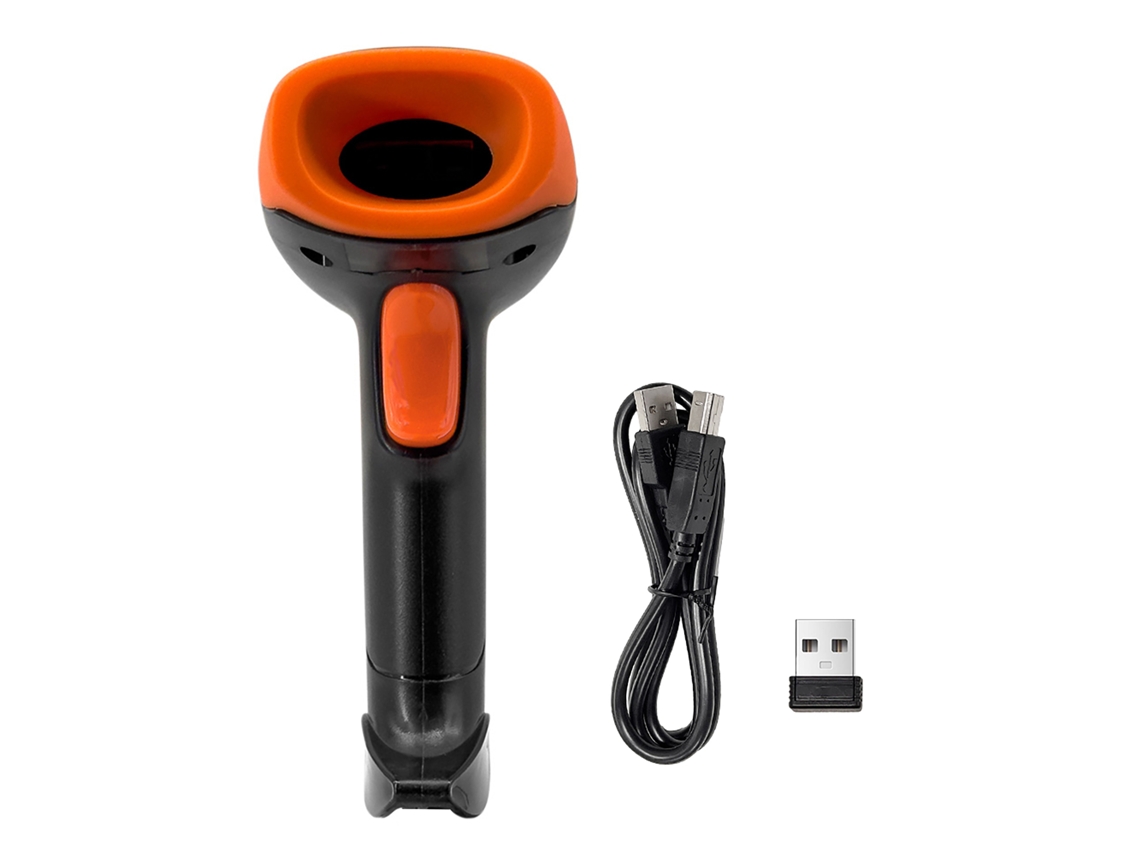 Escáner De Código De Barras Inalámbrico 2.4g/bt Usb 1d/2d Para Supermercados, Bibliotecas, Logística Y Comercio Minorista.