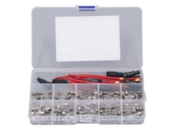Kit De 100 Fusibles De Vidrio De 5x20 Mm, 0,2 A-20 A, 250 V, 10 Tipos Para Protección De Circuitos.