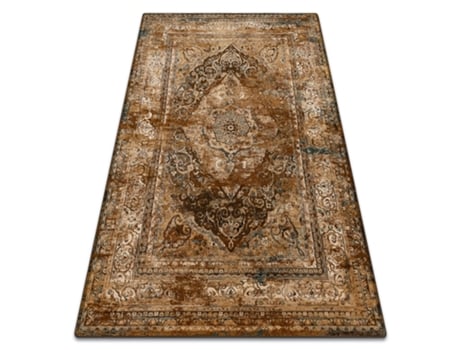 Alfombra de Lana Superior Nuri Color Coñac (170 x 235 cm)