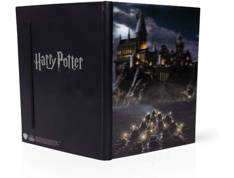 Caderno Harry Potter Hogwarts Efeito Lenticular 3D A5 21 X 15 Cms 100 Pags Premium