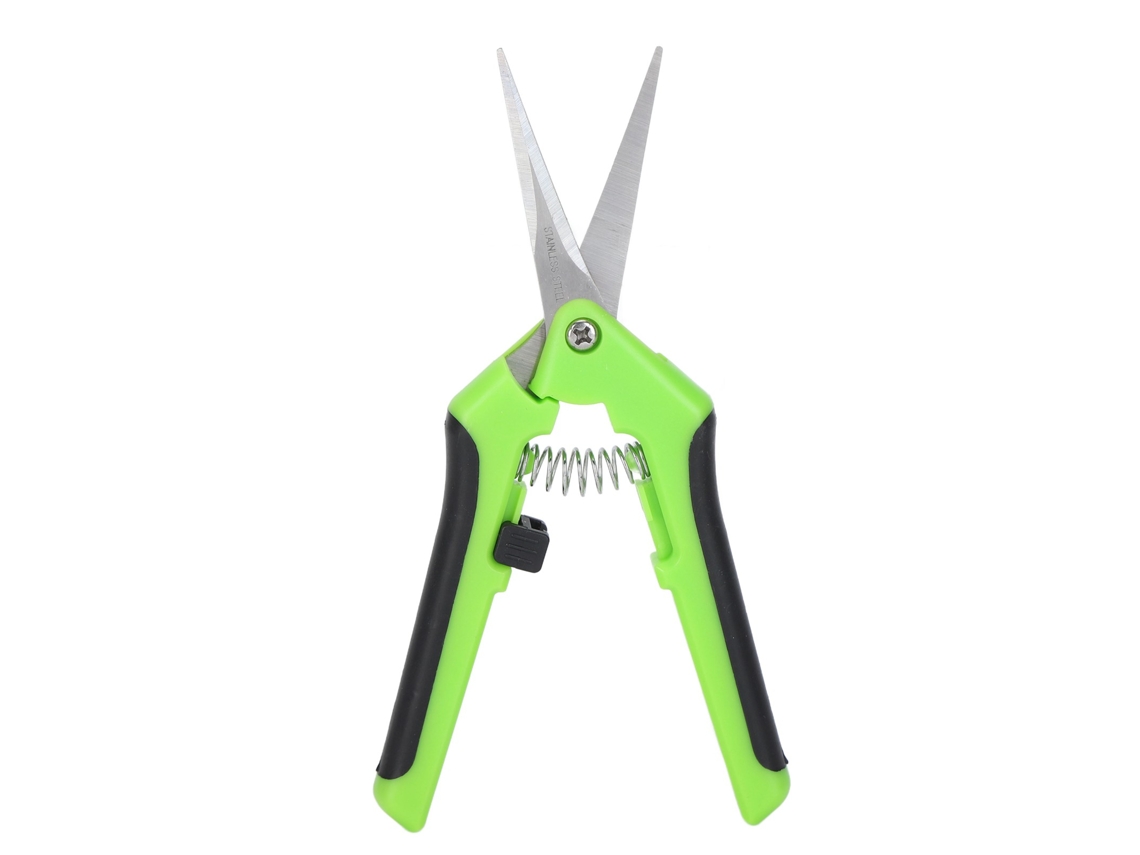 Tijeras De Podar, De Acero Inoxidable Con Bloqueo Lateral Y Resorte, 85 G
