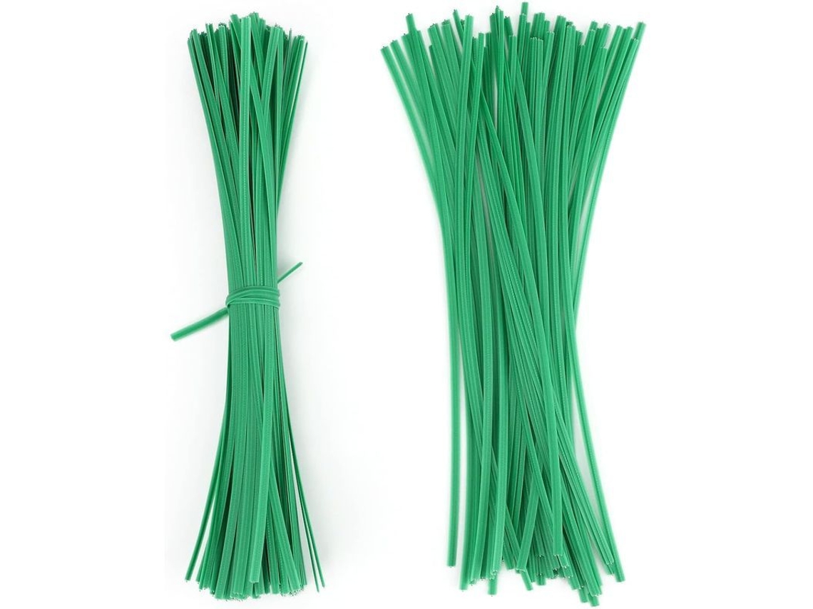 Cinta adhesiva flexible Rebe-200 para plantas, 20 cm, cinta verde para organización del jardín y el hogar.