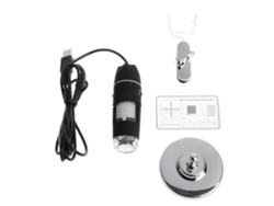 Microscopio Digital Usb Inalámbrico De 1600 Aumentos Con 8 Led Portátiles, Compatible Con Android E Ios.