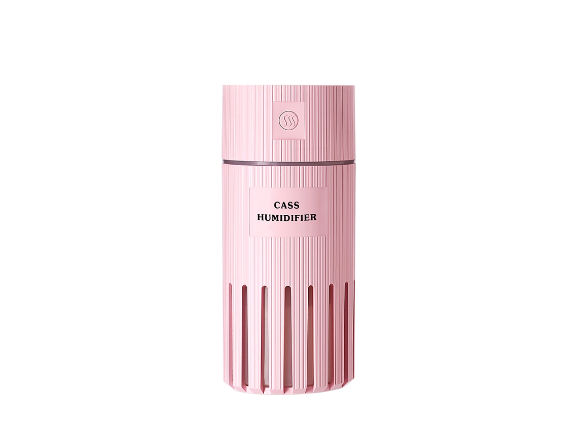 Humidificador y purificador de aire USB de 320 ml con luces LED de 7 colores Mdug (rojo)