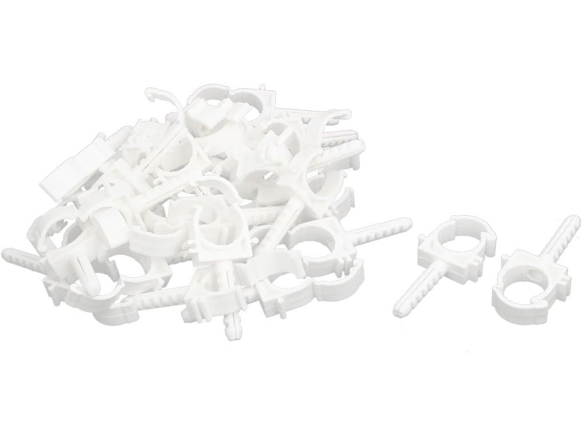 30 abrazaderas para tuberías PPR de 25 mm con CHABERLU de 41 x 14 mm