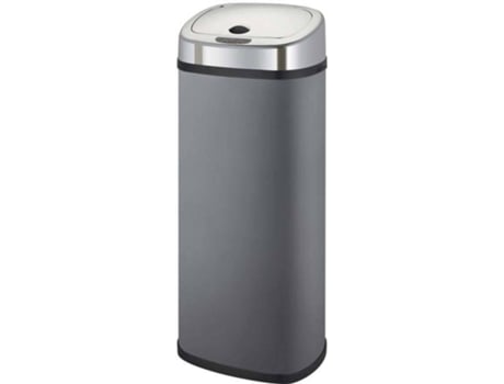 Cubo de Basura KITCHEN MOVE (Gris Mate - Acero Inoxidable - 42 L)