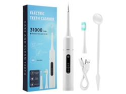 (blanco) Escalador Dental Ultrasónico, 6 Modos, Escáner Dental Eléctrico, Resistente Al Agua.