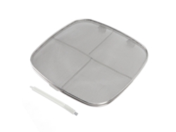 Protector Antisalpicaduras Para Freidora Ninja Ag300, Ag301 Y Ag400, Acero Inoxidable 304 Con Malla Fina.
