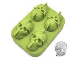 Molde de hielo con forma de calavera 3D para whisky, cócteles y bebidas Kofihety