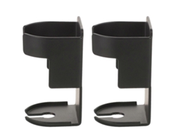 Soporte de pared para cepillo de dientes, organizador eléctrico para el baño, forma cuadrada, para higiene personal, 2 unidades. GOKOCO