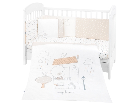 Juego De Ropa De Cama Juego 6Pzs 70X140Cm Mi Peluche KIKKA BOO