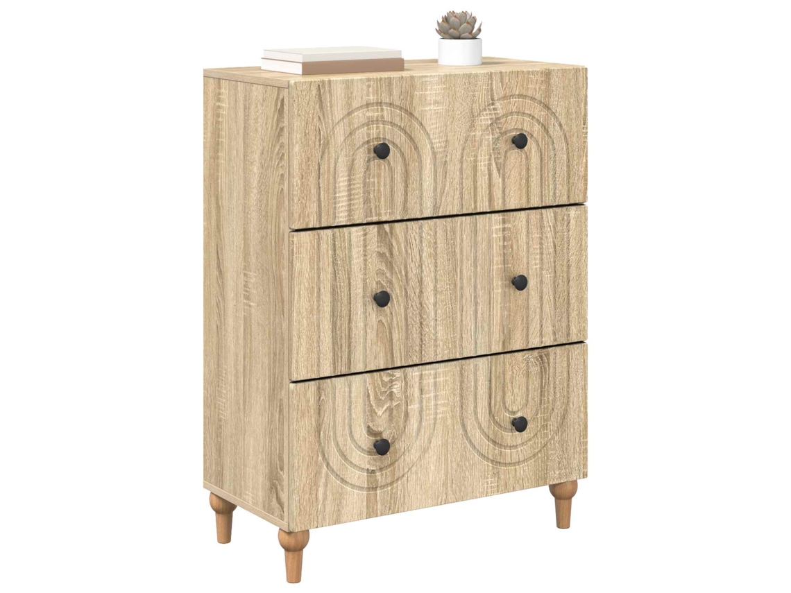 Maison Exclusive - Cajonera Roble Sonoma 66 X 34,5 X 90 Cm Madera De Ingeniería