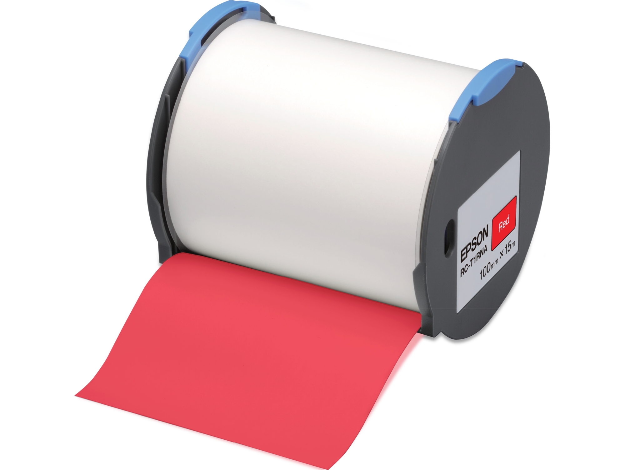 Cinta EPSON RC-T1RNA 100MM C53S633004 - para LabelWorks Pro100 Rojo
