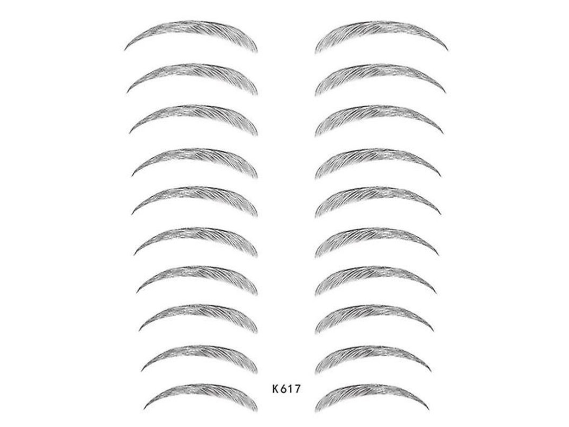 Adhesivo Desechable Para Cejas Biónicas, Cejas De Simulación, Adhesivo Único, Resistente Al Agua, Fibra Artificial.