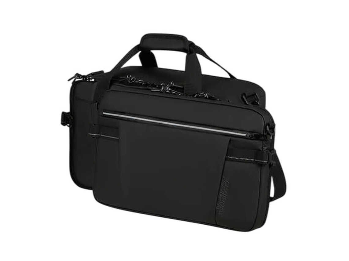 Bolsa de viaje triple Upventure de Ryanair, color negro, American Tourister