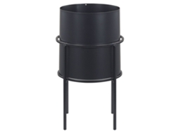 Maceta BELIANI Milea de Hierro Negro 16x16x28