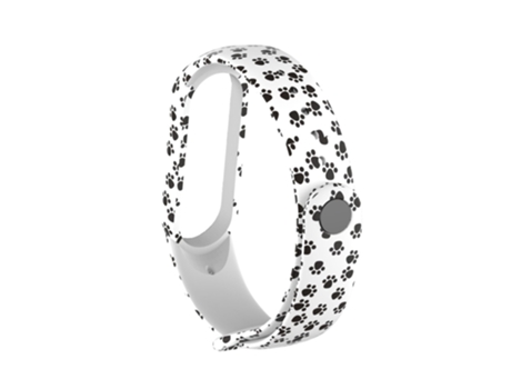 Correa TPU + PU ajustable para Xiaomi Mi Band 5 - pata de perro
