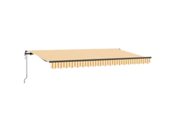 Maison Exclusive - Toldo Retráctil Amarillo 350 X 200 Cm Tela