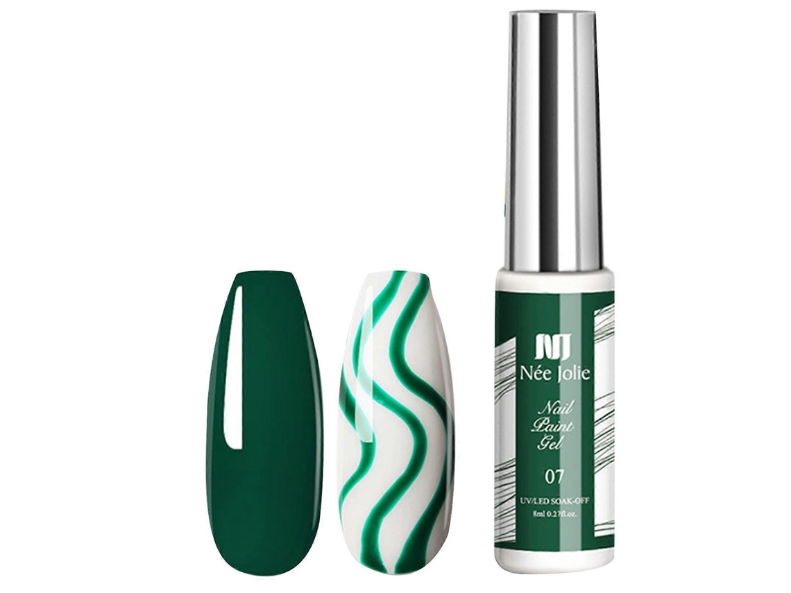 Esmalte de uñas en gel UV, delineador de ojos en gel de 8 ml para dibujo de líneas, diseño de uñas, manicura francesa, esmalte de uñas en gel Hengrongshen