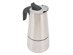 Cafetera portátil de acero inoxidable de grado alimenticio para el hogar y para acampar al aire libre.