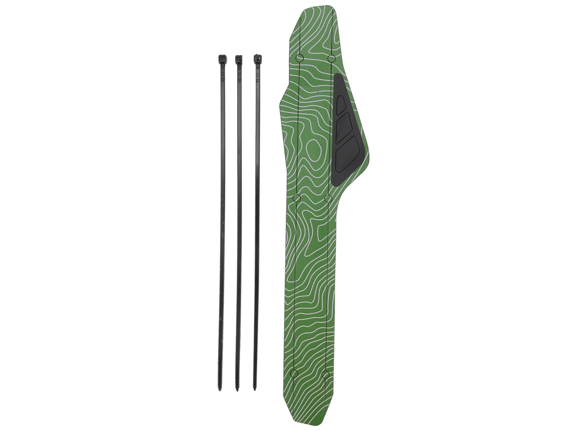 Protector De Cuadro De Bicicleta Enlee Para Bicicleta De Montaña, Protector De Cadena, Material Pp Verde, 24,4 Cm
